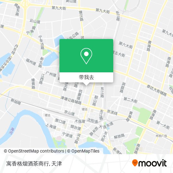 寓香格烟酒茶商行地图