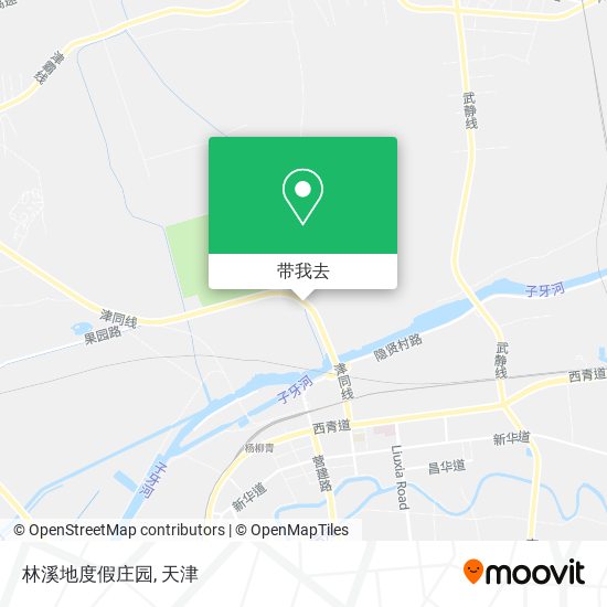 林溪地度假庄园地图