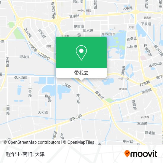 程华里-南门地图