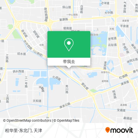 程华里-东北门地图