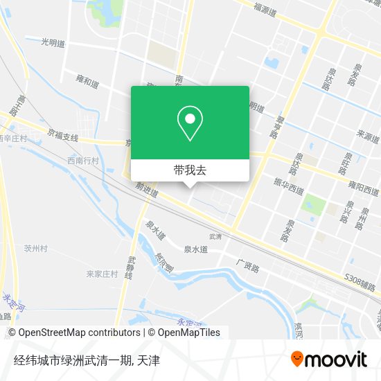 经纬城市绿洲武清一期地图