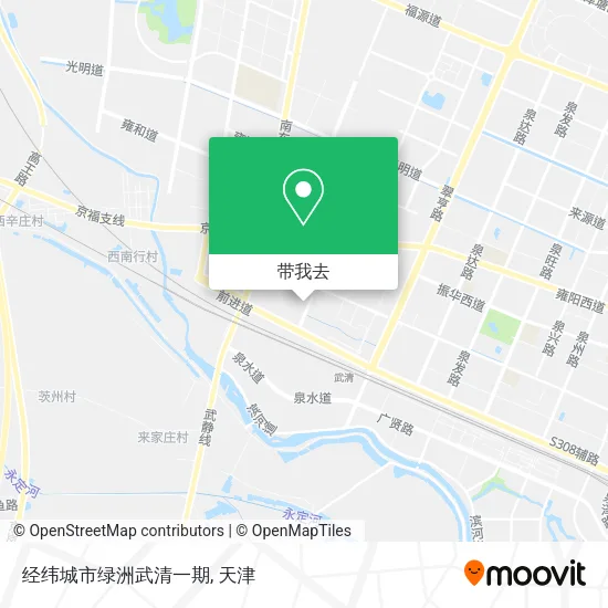经纬城市绿洲武清一期地图