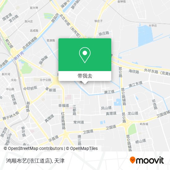 鸿顺布艺(涪江道店)地图