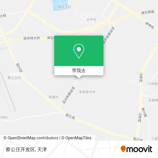 蔡公庄开发区地图