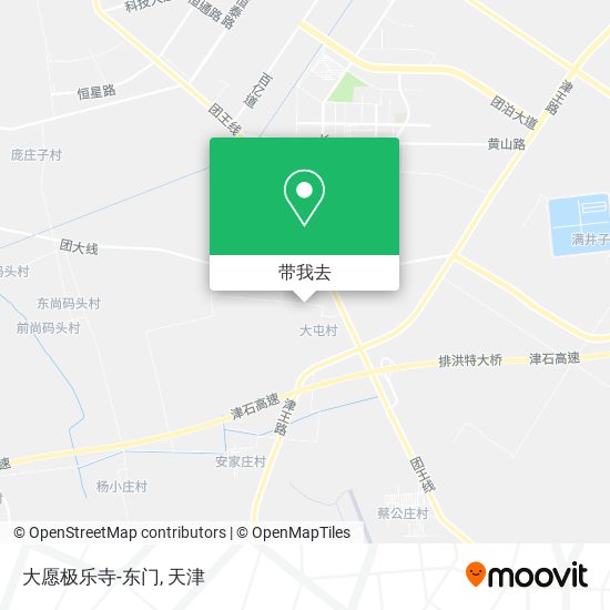 大愿极乐寺-东门地图