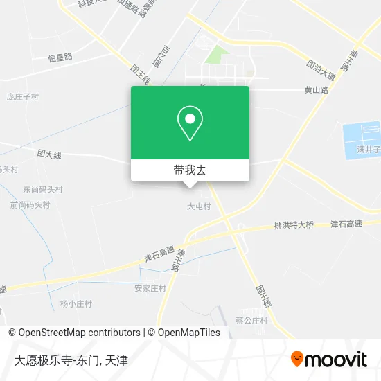 大愿极乐寺-东门地图