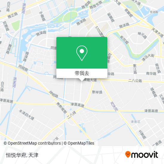 恒悦华府地图