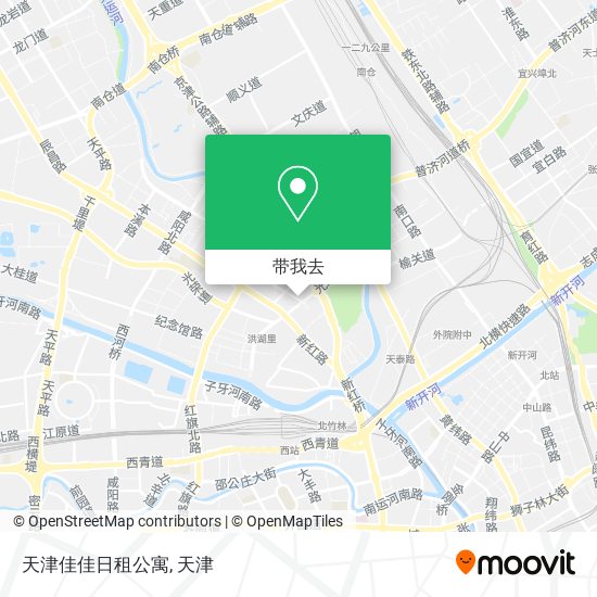 天津佳佳日租公寓地图