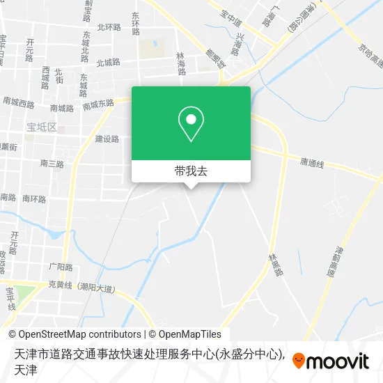 天津市道路交通事故快速处理服务中心(永盛分中心)地图