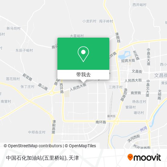 中国石化加油站(五里桥站)地图