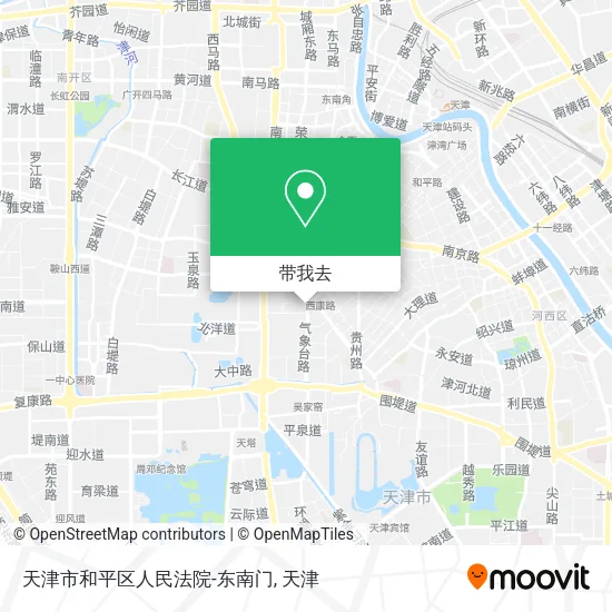 天津市和平区人民法院-东南门地图