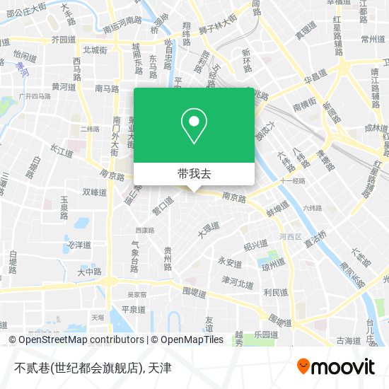 不贰巷(世纪都会旗舰店)地图