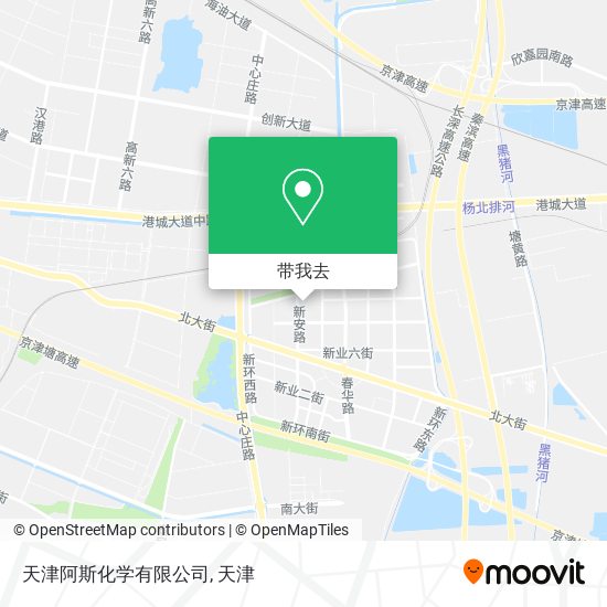 天津阿斯化学有限公司地图