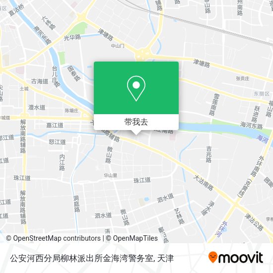 公安河西分局柳林派出所金海湾警务室地图