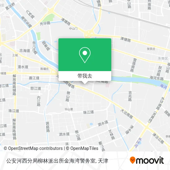 公安河西分局柳林派出所金海湾警务室地图