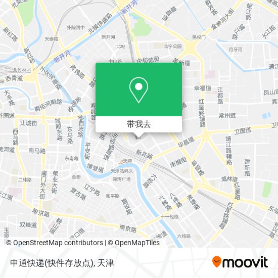 申通快递(快件存放点)地图