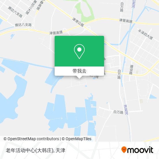 老年活动中心(大韩庄)地图