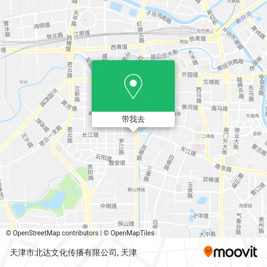 天津市北达文化传播有限公司地图