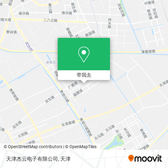 天津杰云电子有限公司地图