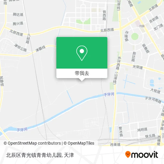 北辰区青光镇青青幼儿园地图