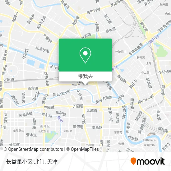 长益里小区-北门地图