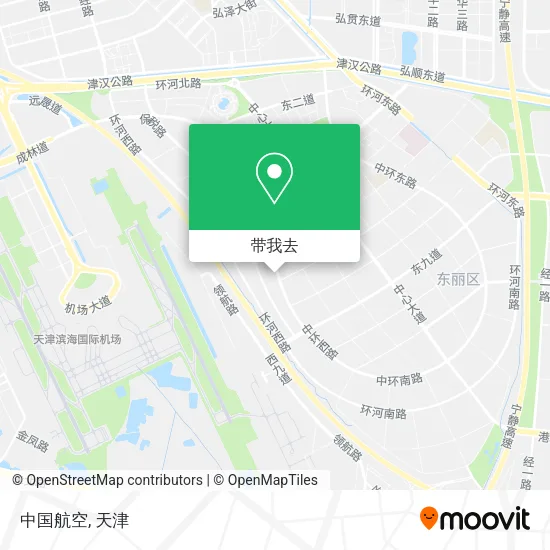 中国航空地图