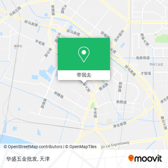 华盛五金批发地图