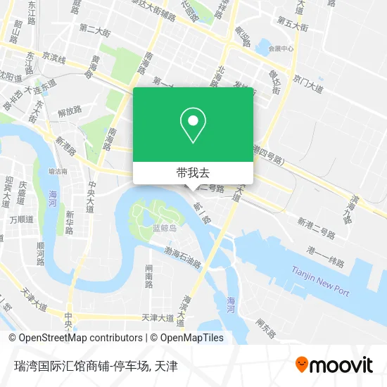 瑞湾国际汇馆商铺-停车场地图