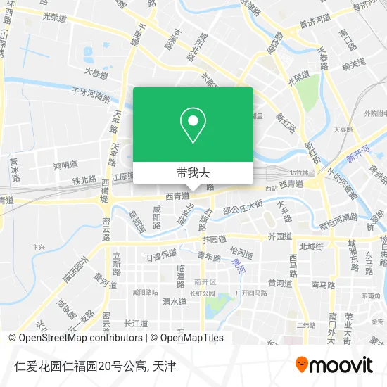 仁爱花园仁福园20号公寓地图