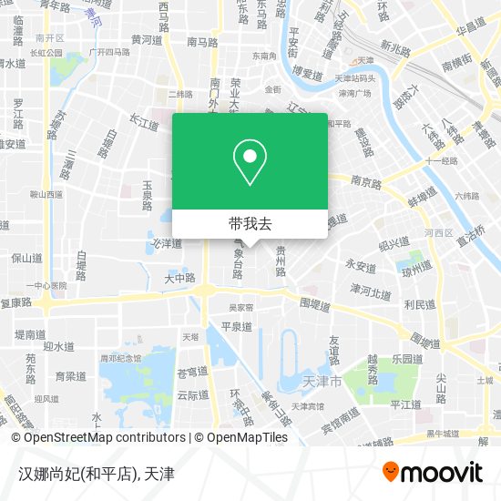 汉娜尚妃(和平店)地图