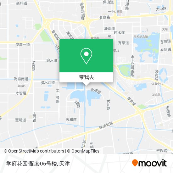 学府花园-配套06号楼地图
