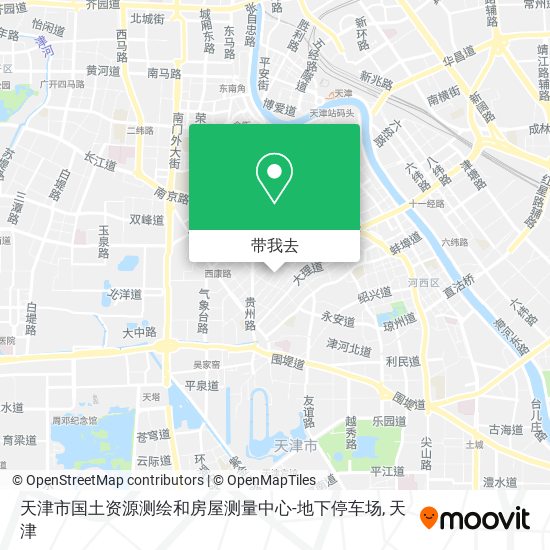 天津市国土资源测绘和房屋测量中心-地下停车场地图