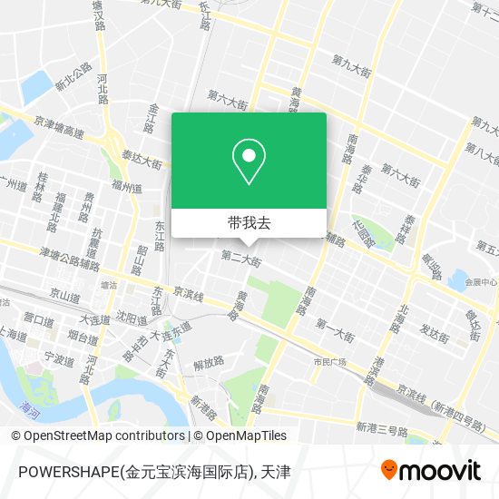 POWERSHAPE(金元宝滨海国际店)地图