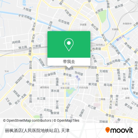 丽枫酒店(人民医院地铁站店)地图
