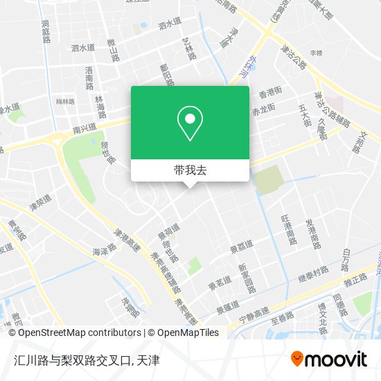 汇川路与梨双路交叉口地图