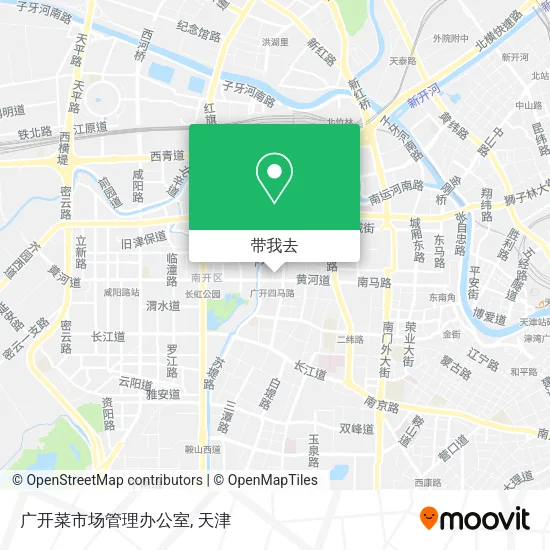 广开菜市场管理办公室地图