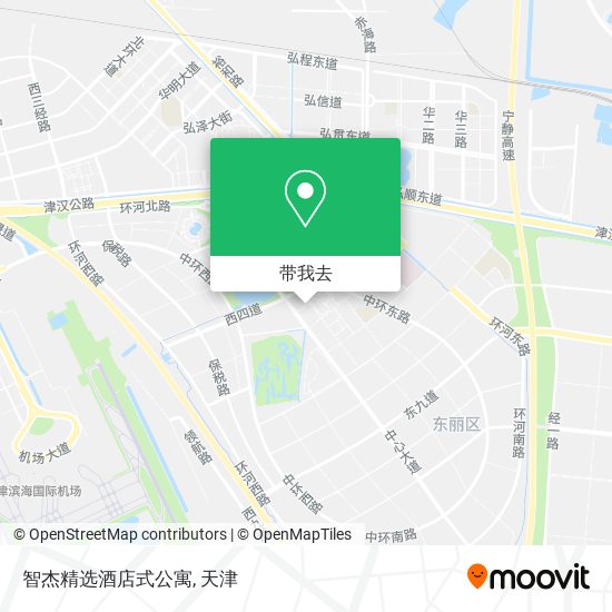 智杰精选酒店式公寓地图