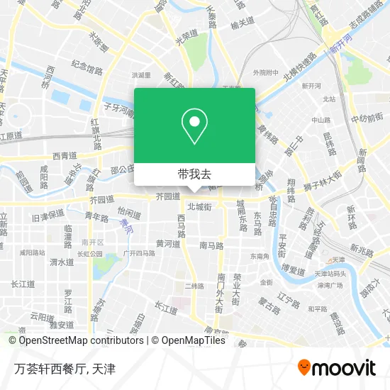 万荟轩西餐厅地图