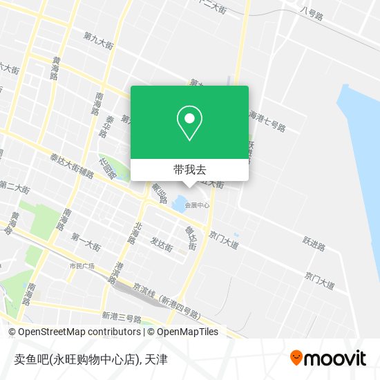 卖鱼吧(永旺购物中心店)地图