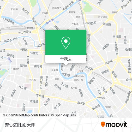 龚心湛旧居地图