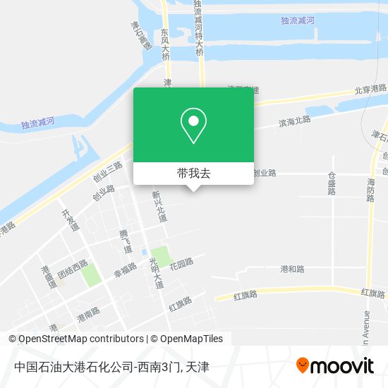 中国石油大港石化公司-西南3门地图