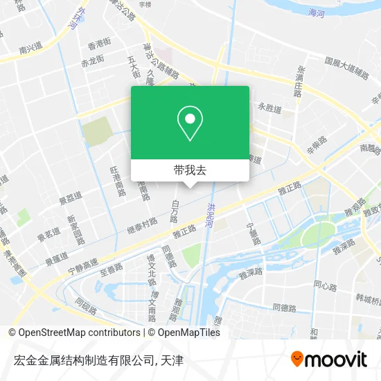 宏金金属结构制造有限公司地图