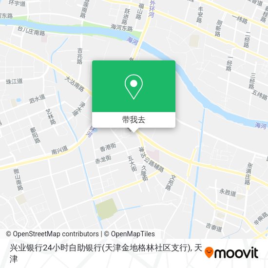 兴业银行24小时自助银行(天津金地格林社区支行)地图