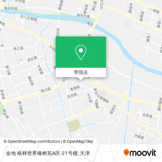 金地·格林世界橡树苑A区-21号楼地图