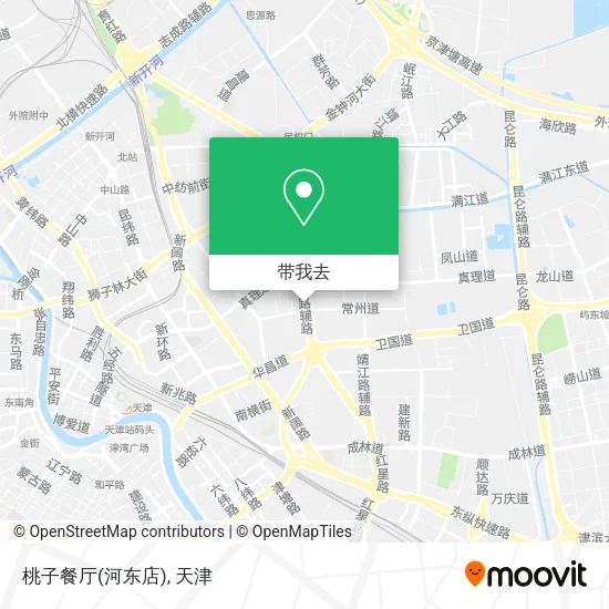 桃子餐厅(河东店)地图