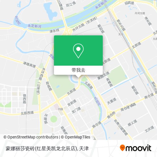 蒙娜丽莎瓷砖(红星美凯龙北辰店)地图