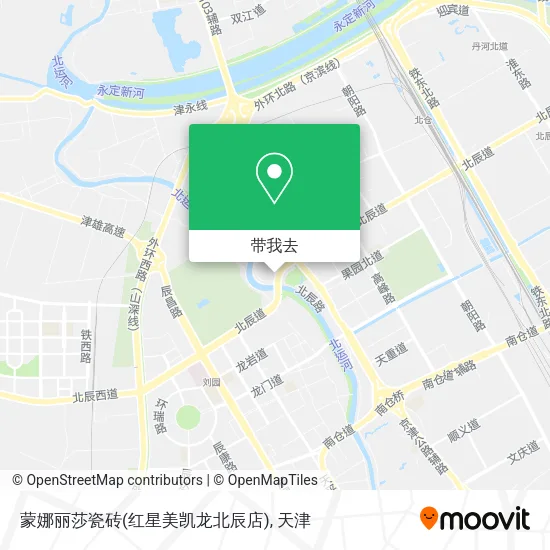 蒙娜丽莎瓷砖(红星美凯龙北辰店)地图
