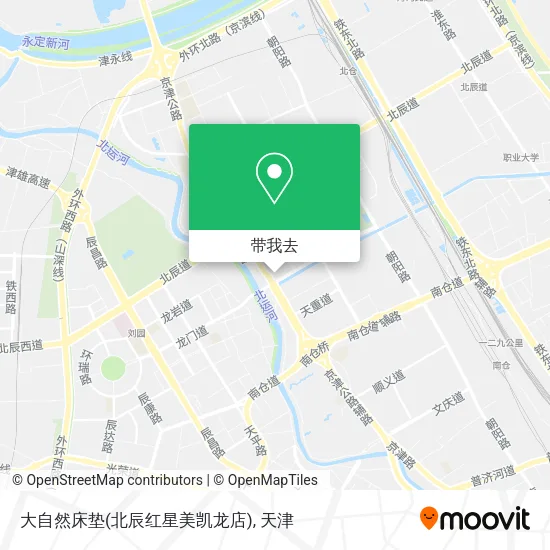 大自然床垫(北辰红星美凯龙店)地图