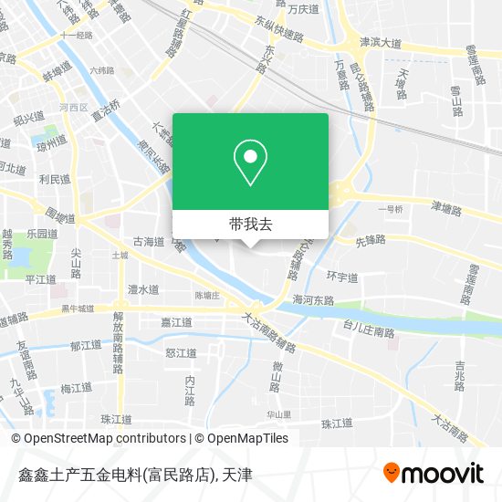鑫鑫土产五金电料(富民路店)地图