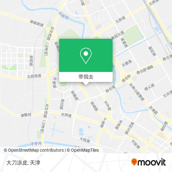 大刀凉皮地图